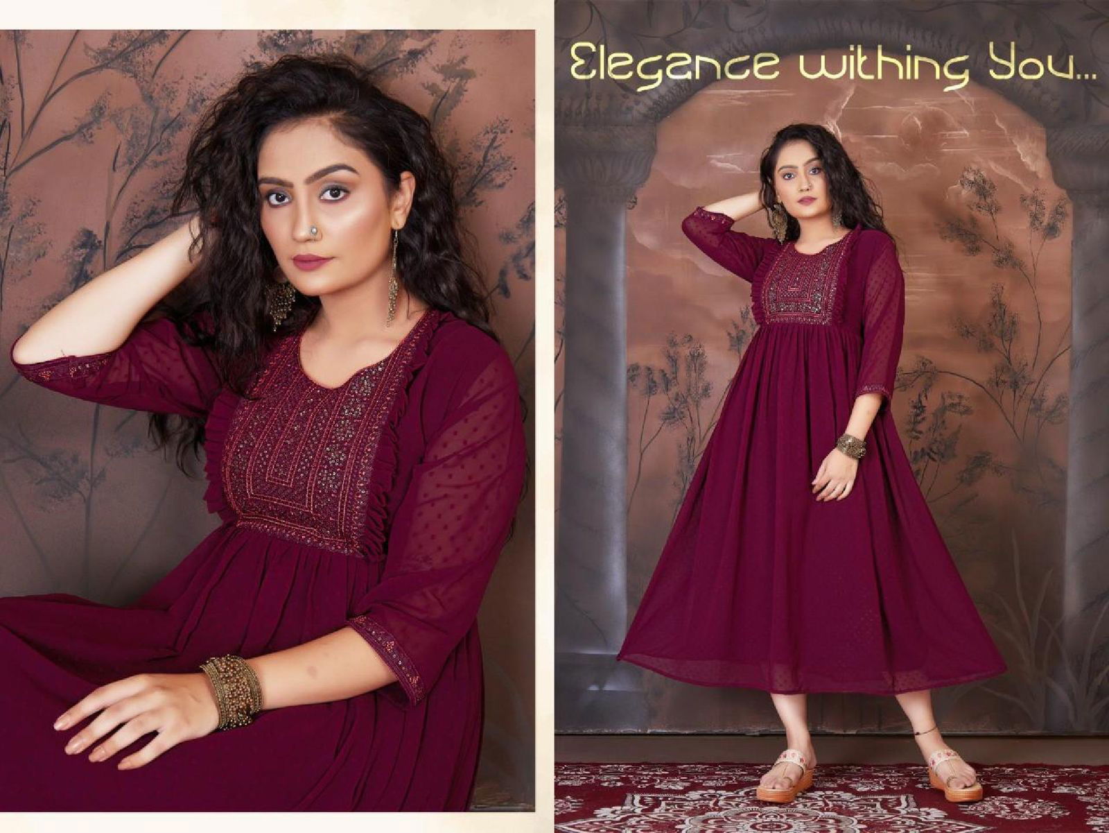 Trendy Lime Light Fancy Wear Wholesale Kurti Collection